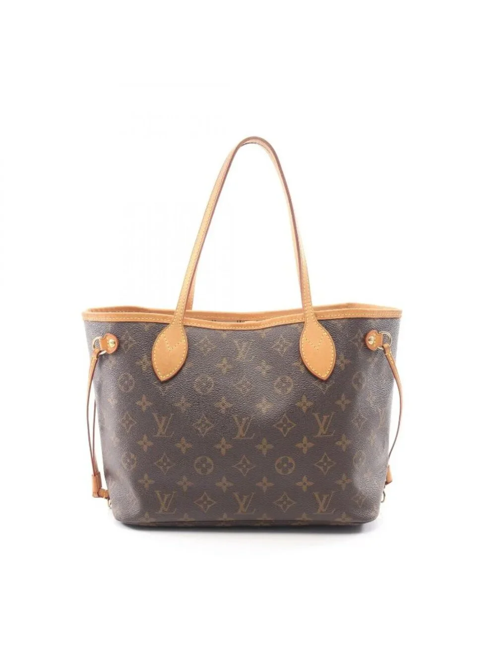 Louis Vuitton Tote Neverfull PM Canvas Leather
